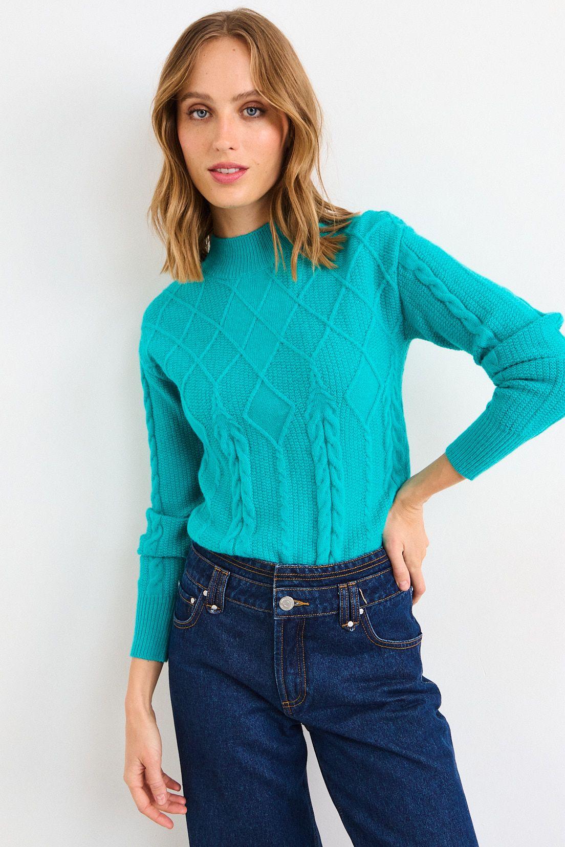 Sweater Liso Celeste iO 18120126026110-0
