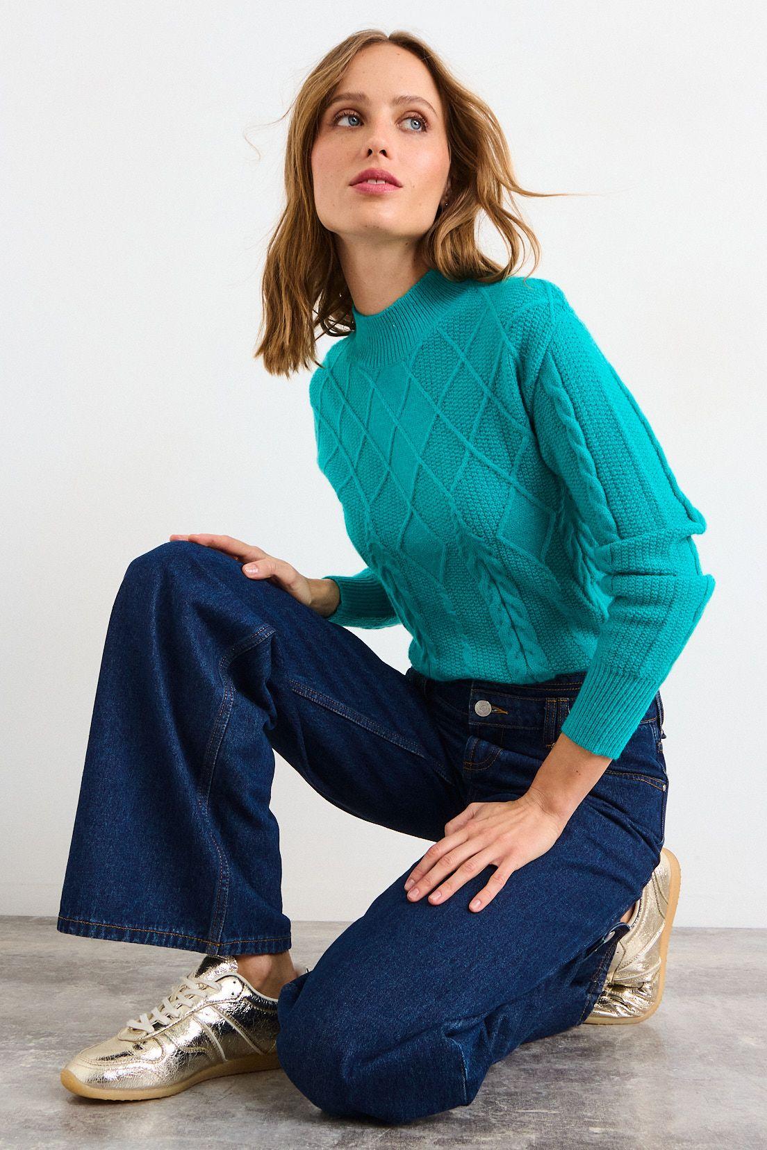 Sweater Liso Celeste iO 18120126026110-3