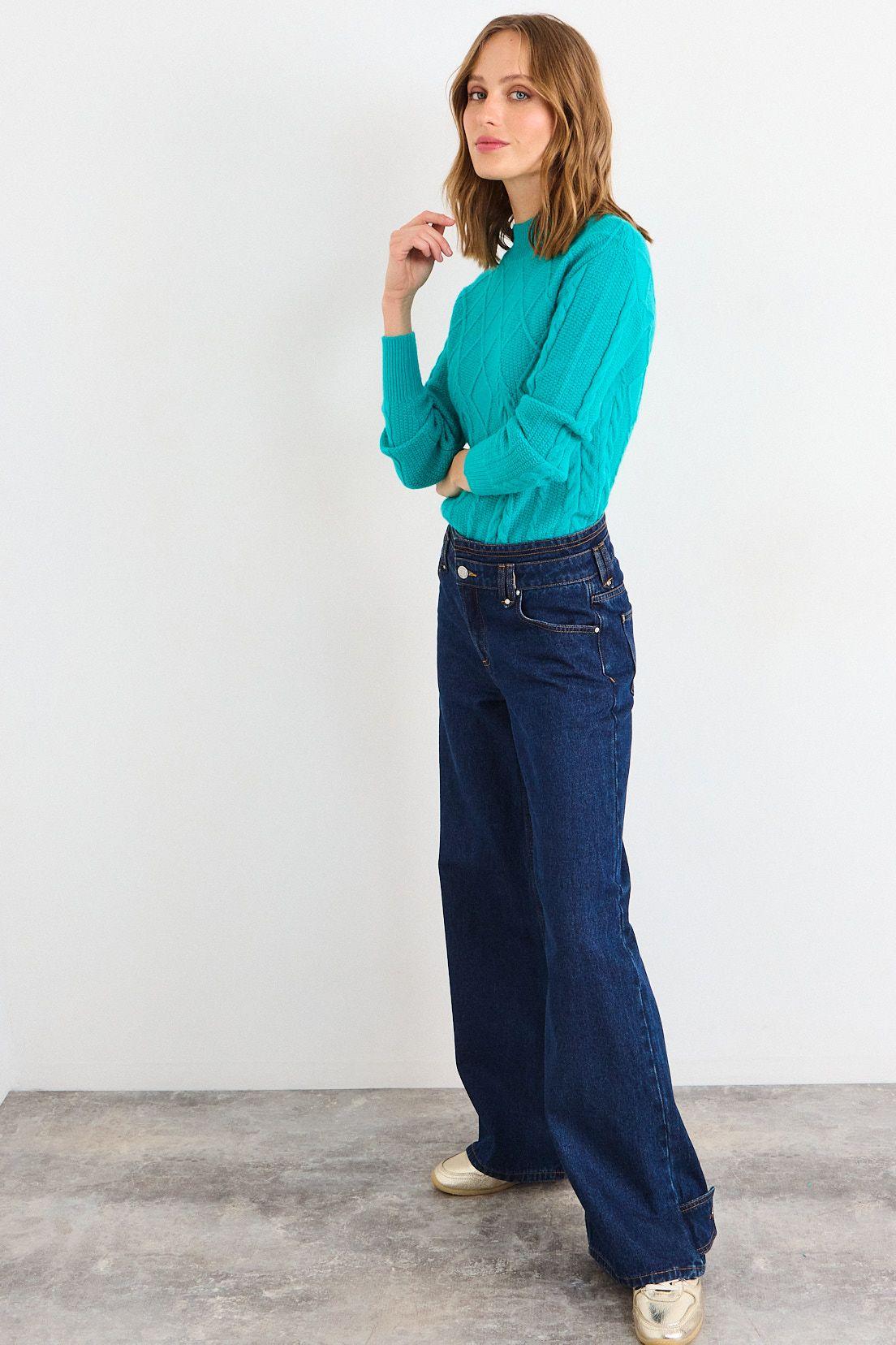 Sweater Liso Celeste iO 18120126026110-4