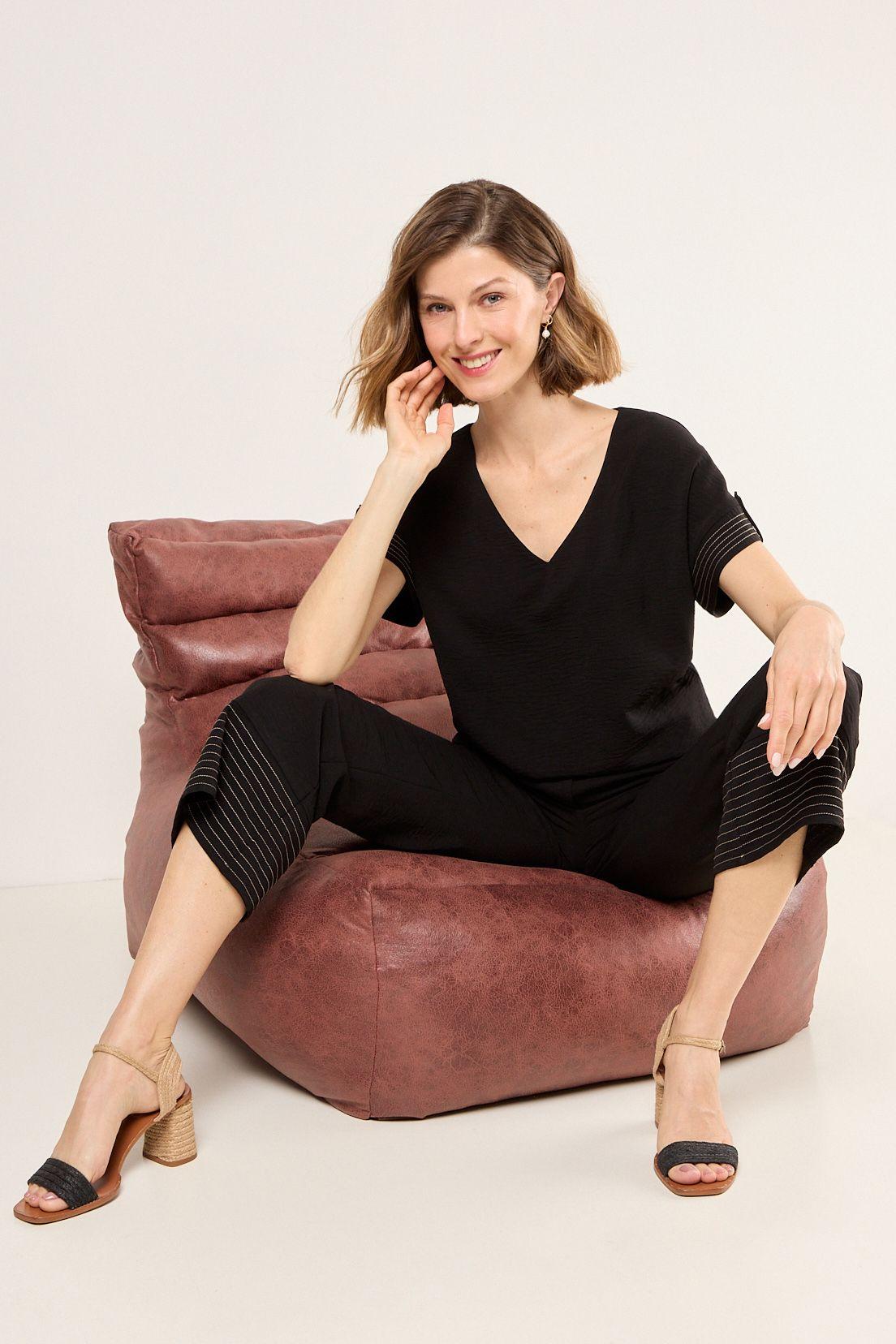 Blusa Negro Ma Griffe 14002225060102-3