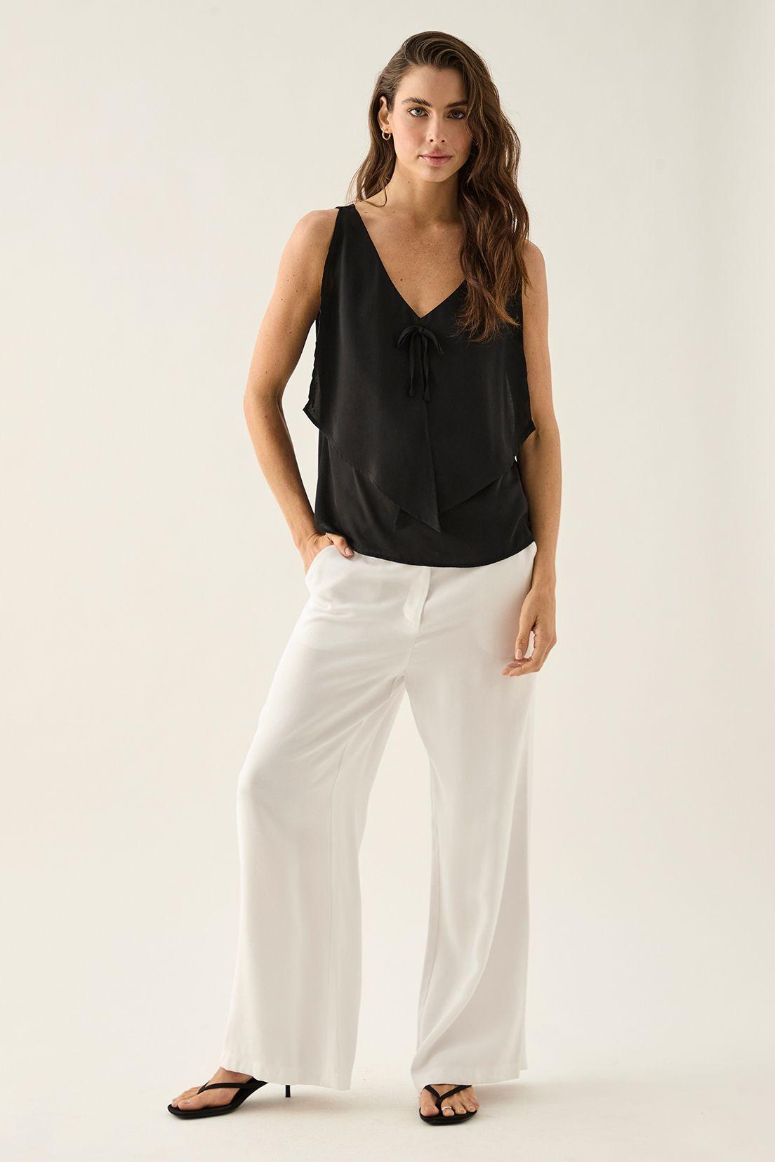 Blusa Lisa Negro Ash 14007125050102-4
