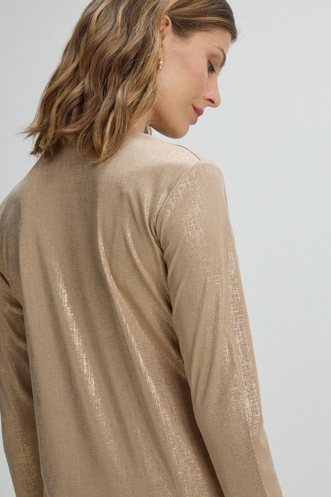 Polera Manga Larga Beige Ma Griffe 14202225002106-2