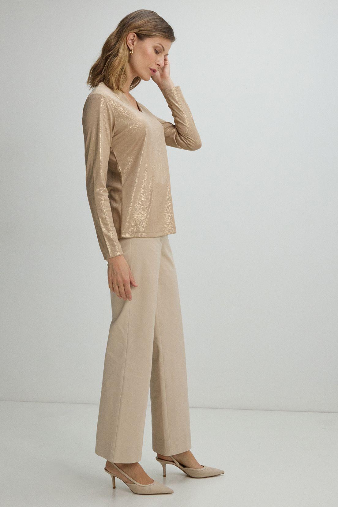 Polera Manga Larga Beige Ma Griffe 14202225002106-3