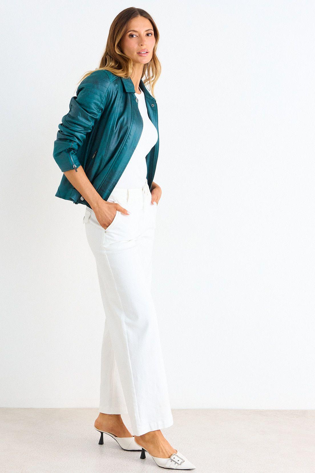 Chaqueta Suede Verde Ash 17507126051217-4