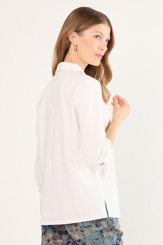Blusas Manga Larga Crudo Ma Griffe 14002225056105-2