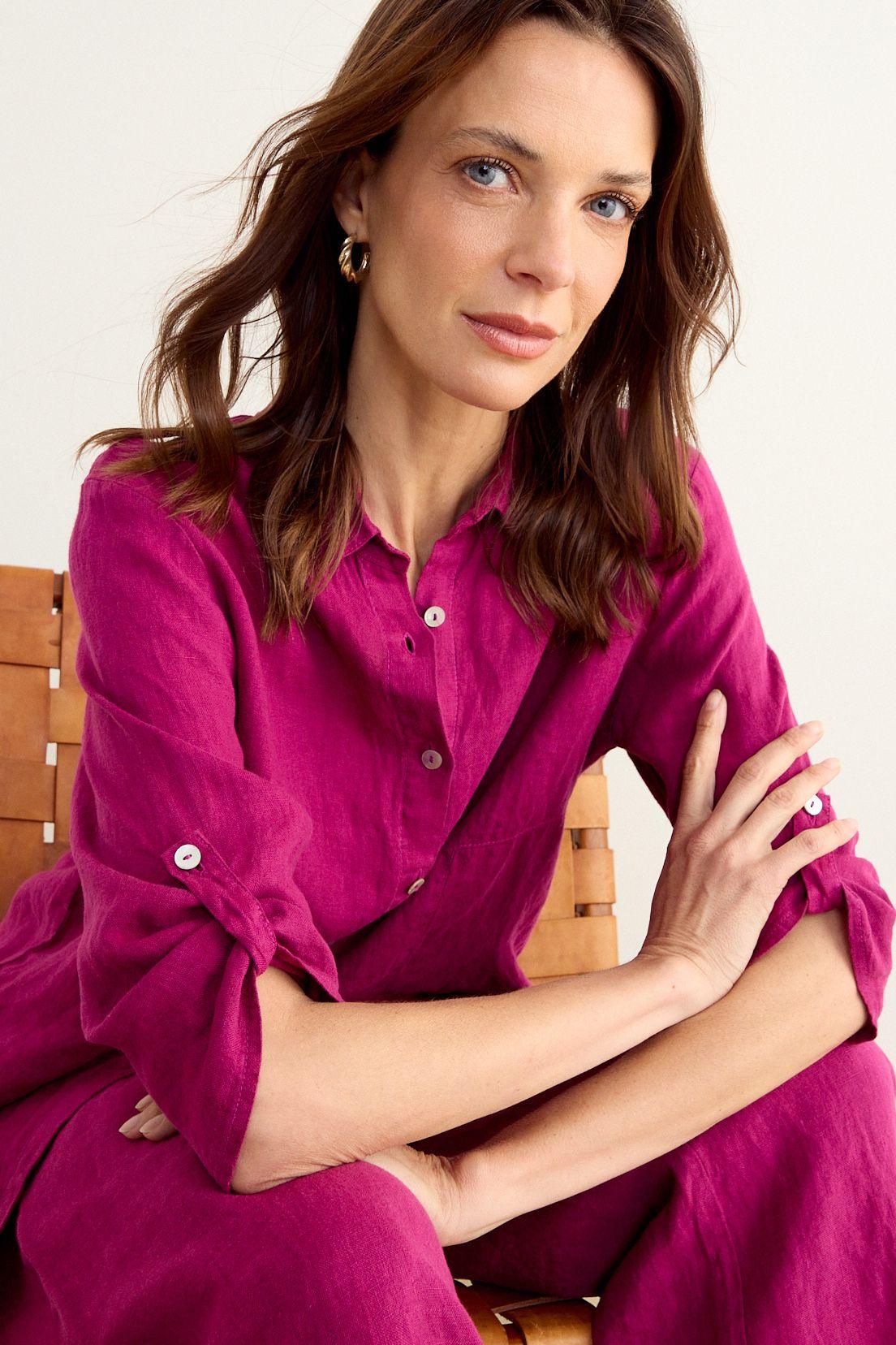 Blusa Lisa Fucsia Ma Griffe 14002225300116-3