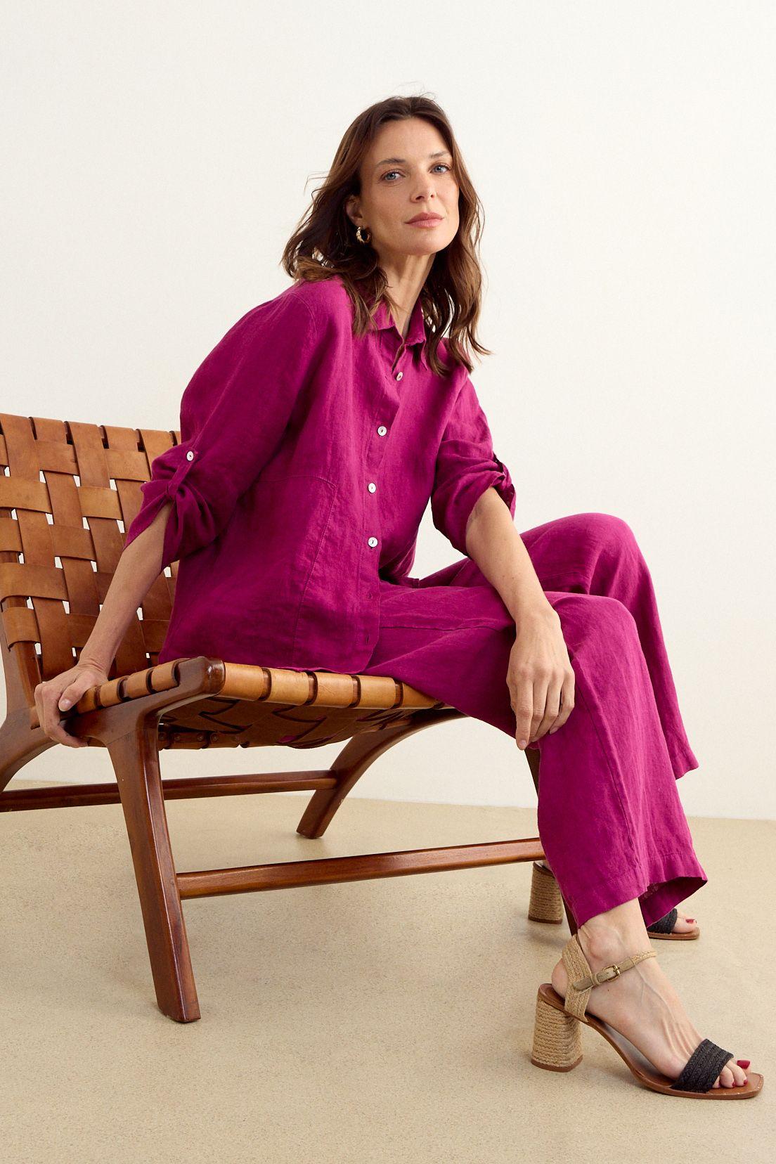 Blusa Lisa Fucsia Ma Griffe 14002225300116-4