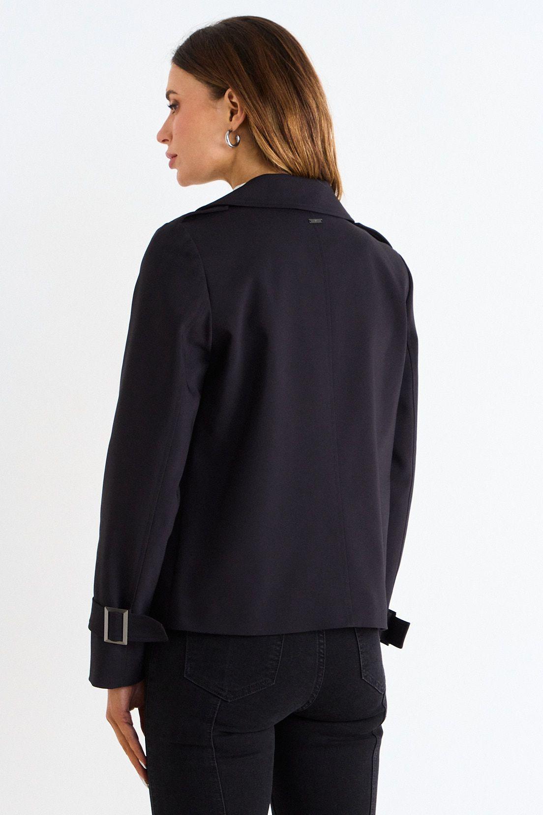 Trench Corto Negro Ash 17407126002102-2