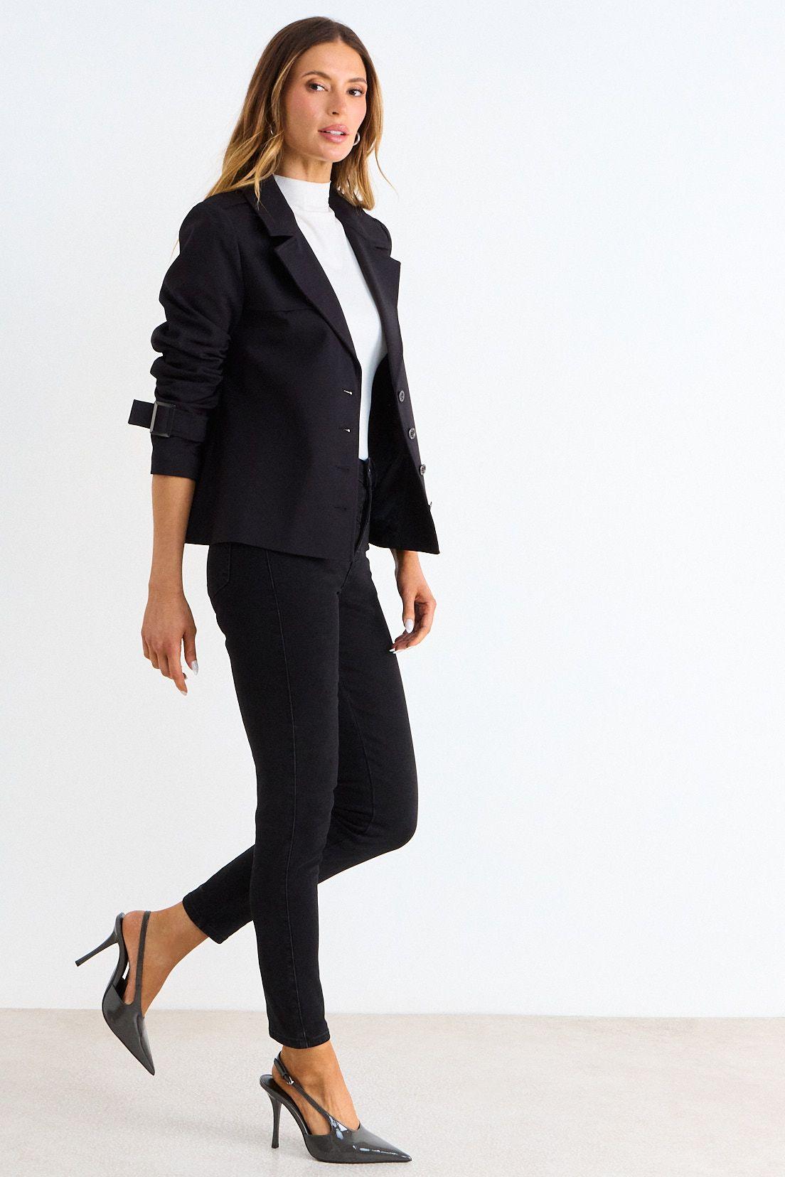 Trench Corto Negro Ash 17407126002102-4