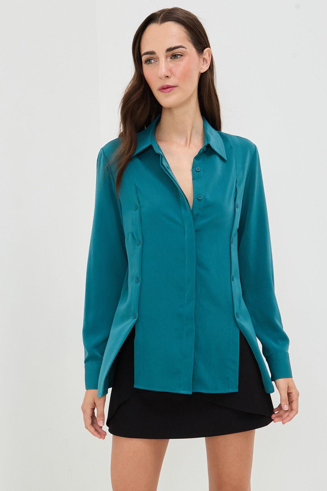 Blusa Lisa Verde Oliva 14020125065107-0