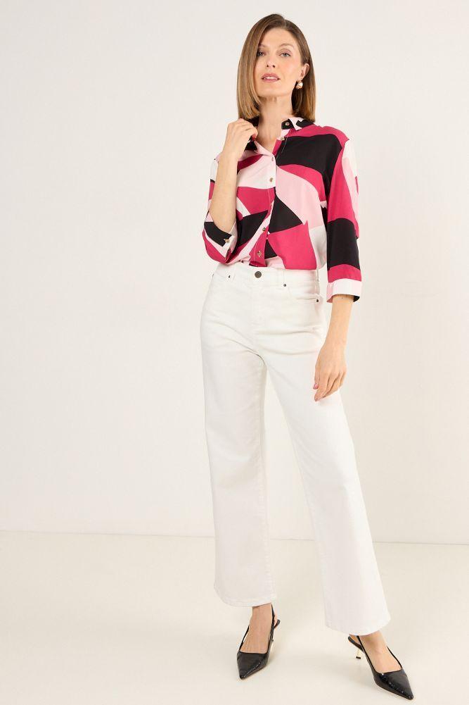 Blusa Viscosa Estamapada Fucsia Ma Griffe 14102225063116-3