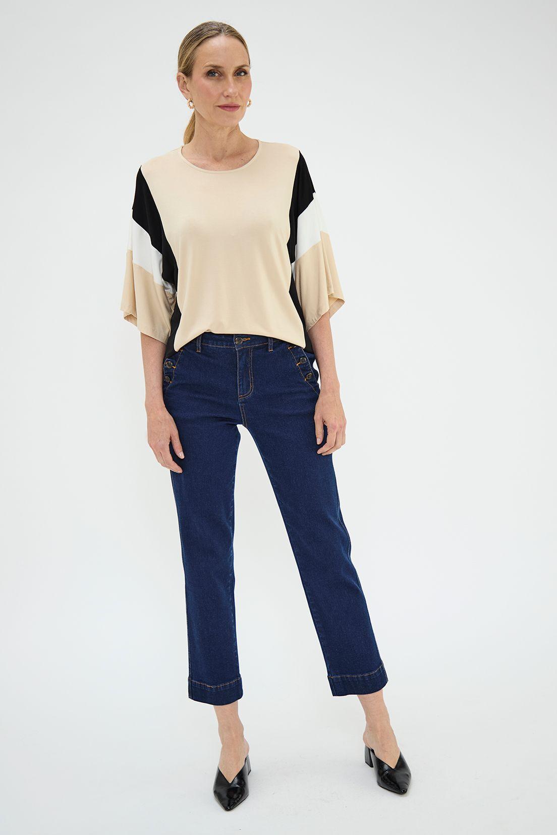 Polera Bloques Beige Ma Griffe 14202125050106-4