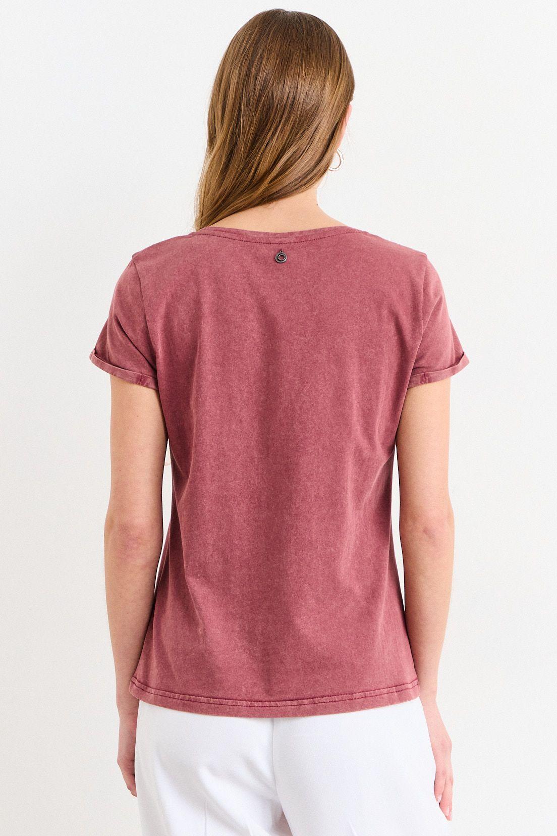 Polera Manga Corta Burdeos iO 14620226052112-2