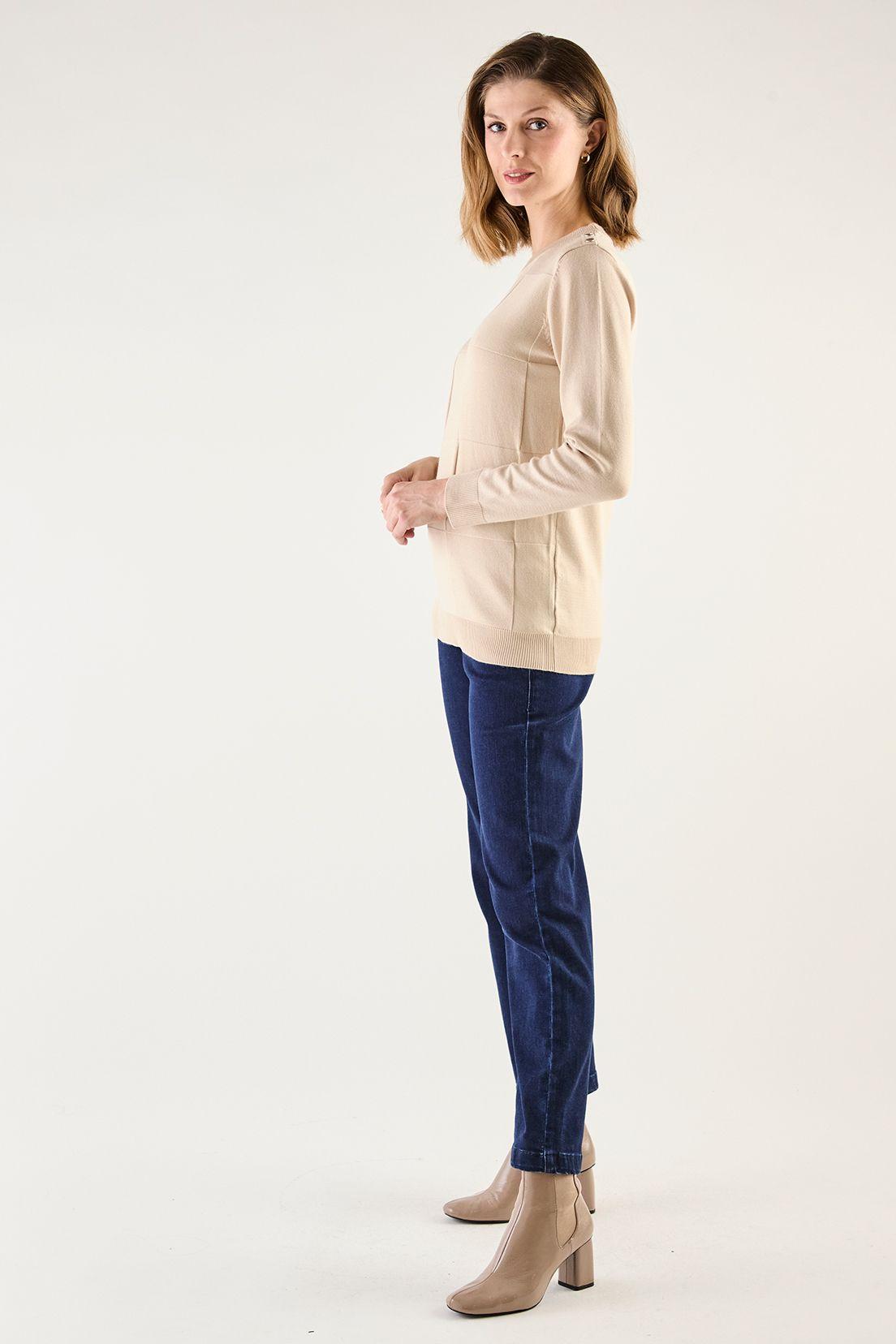 Sweater Liso Beige 18104125003106-3