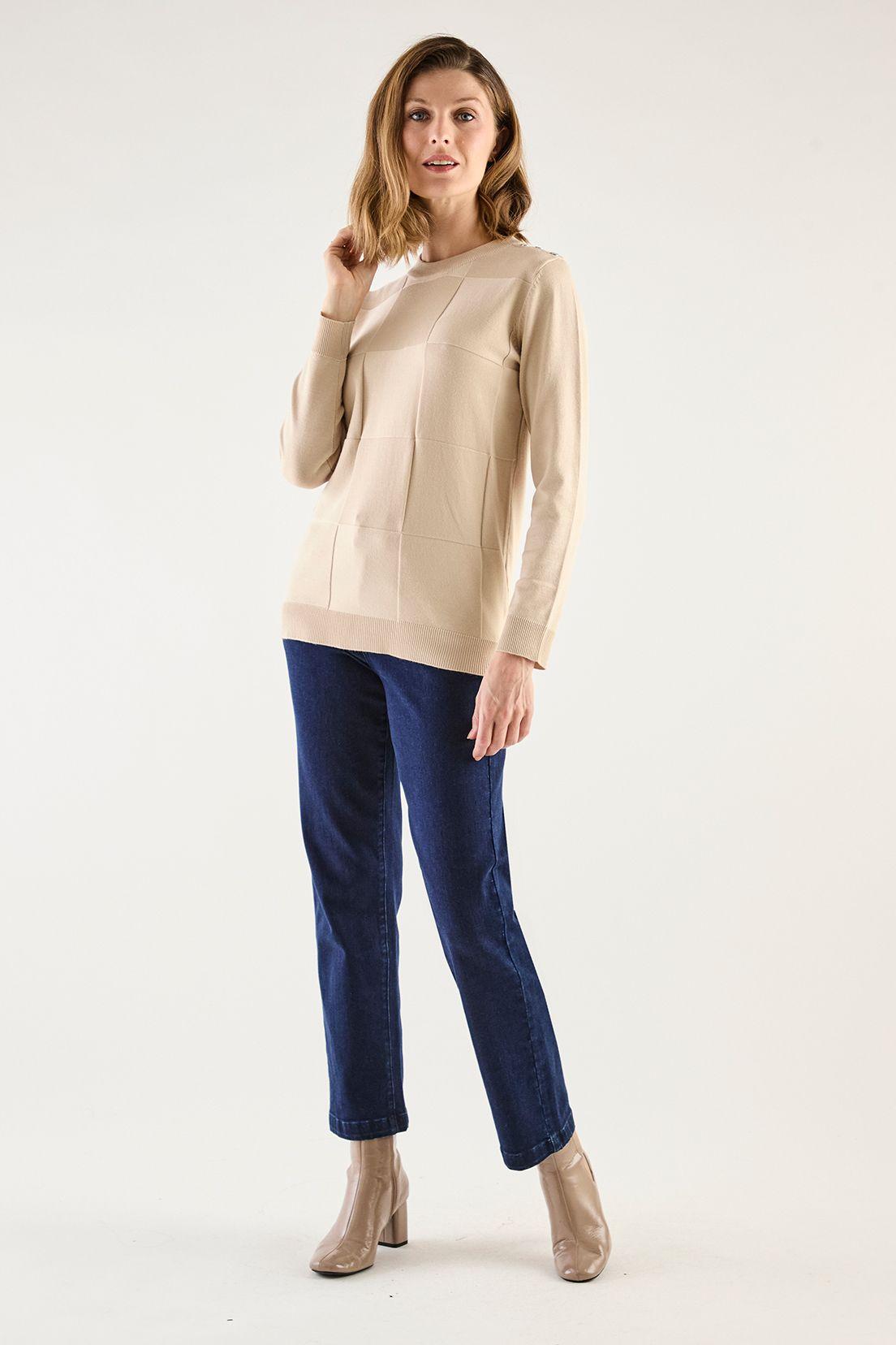 Sweater Liso Beige 18104125003106-4