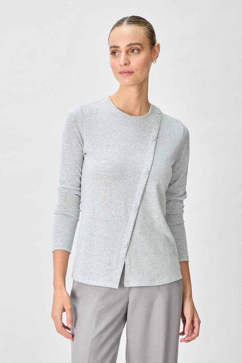 Polera Lisa Gris 14204125005113-0