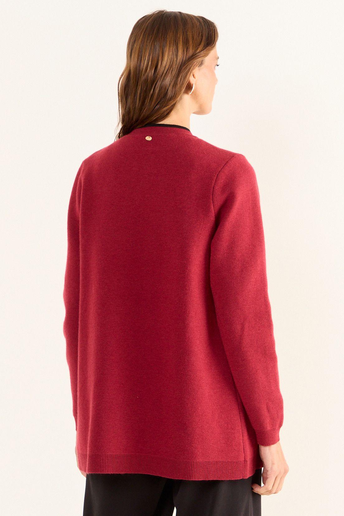 Tejido Grueso Con Lana Terracota Ma Griffe 18002126052214-2