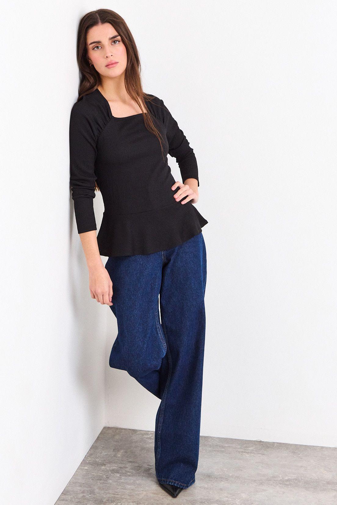 Polera Lisa Negro iO 14220226001102-3