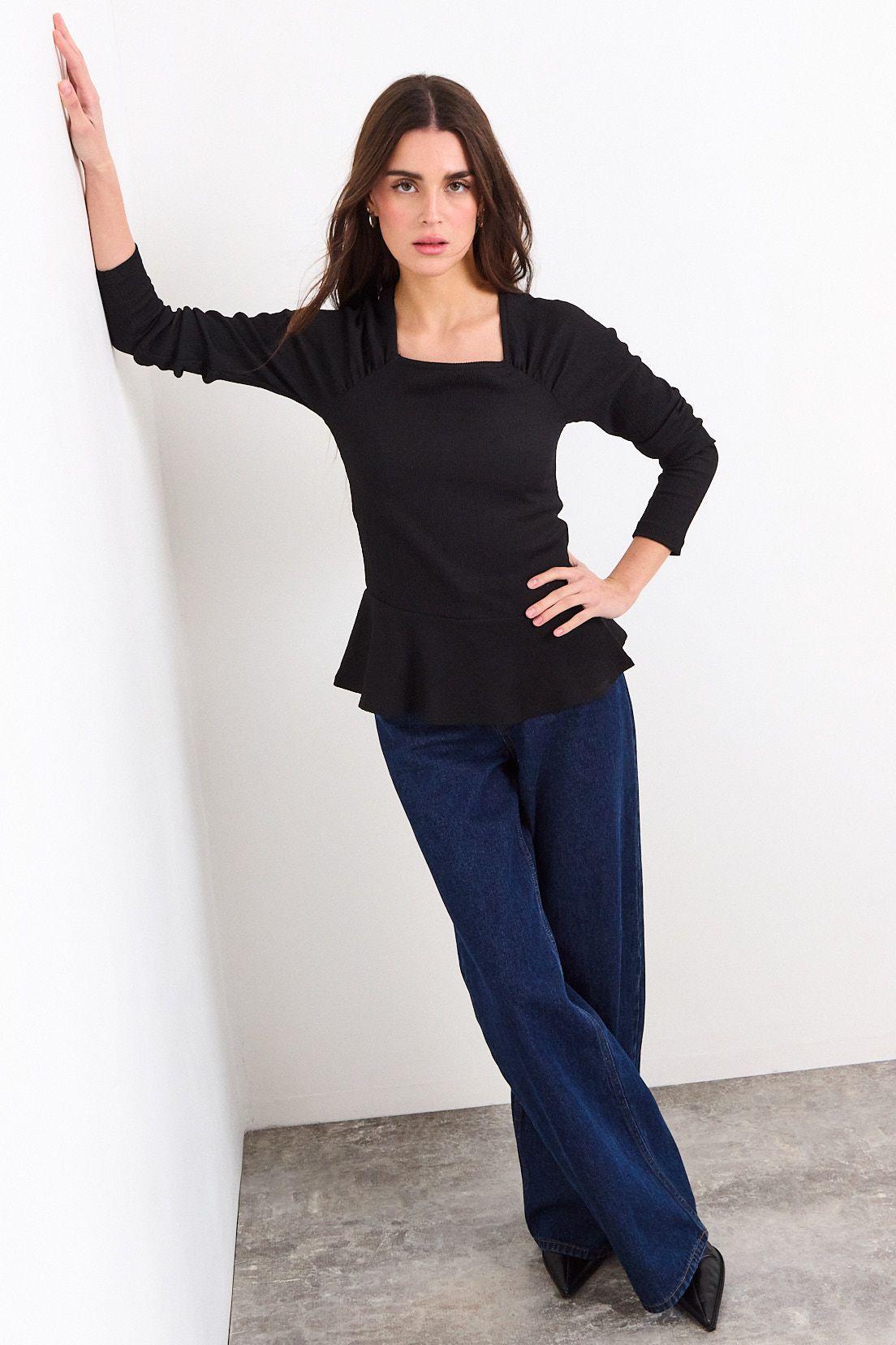 Polera Lisa Negro iO 14220226001102-4