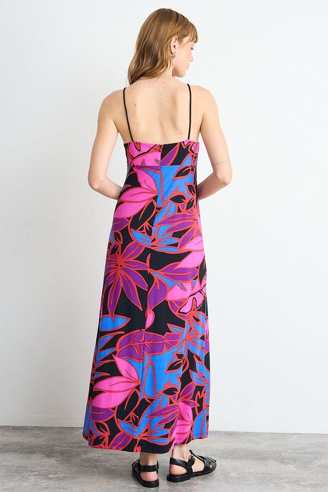 Vestido Fantasia Largo Azul iO 13520225056134-4