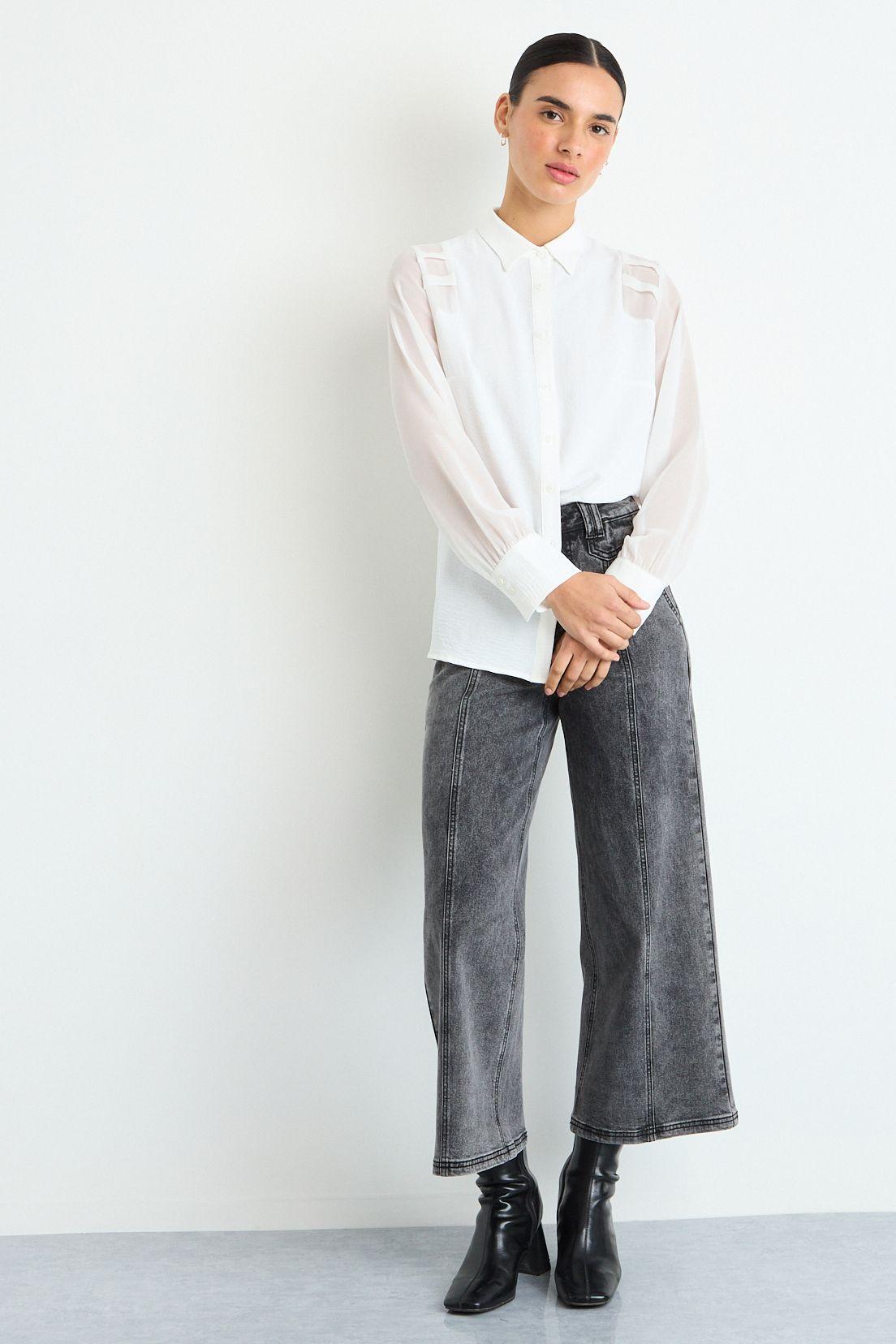 Blusas Manga Larga Crudo iO 14020225002105-3