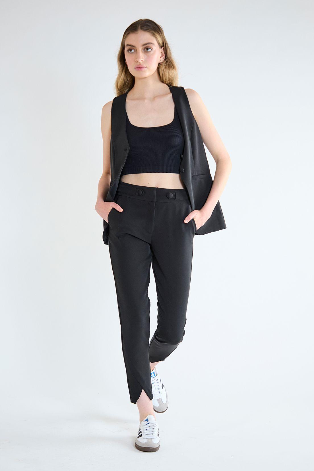 Pantalon Liso Negro iO 11020125001102-0