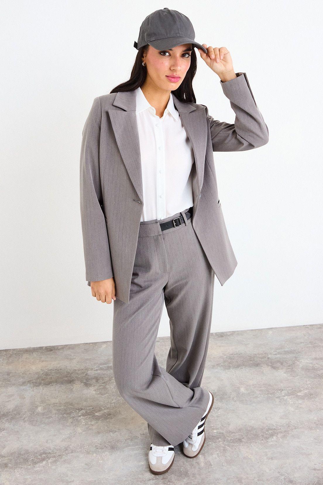 Blazer Fantasia Gris iO 16120226001163-3