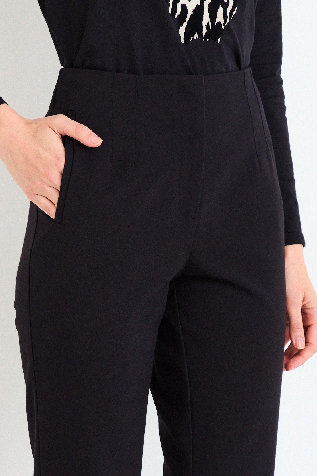 Pantalon Liso Recto Pretina Escondida Negro Ash 11007226052102-2