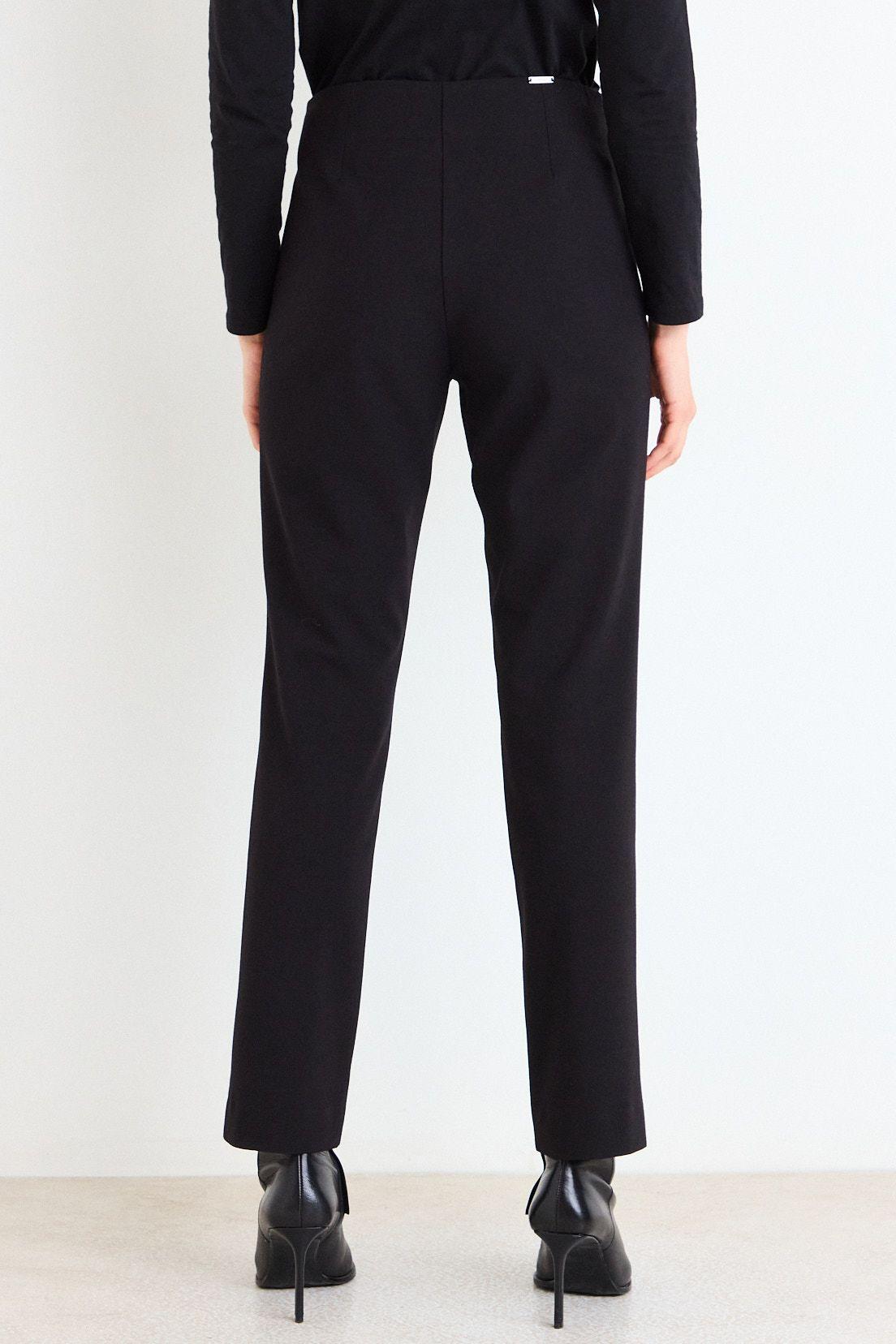 Pantalon Liso Recto Pretina Escondida Negro Ash 11007226052102-3