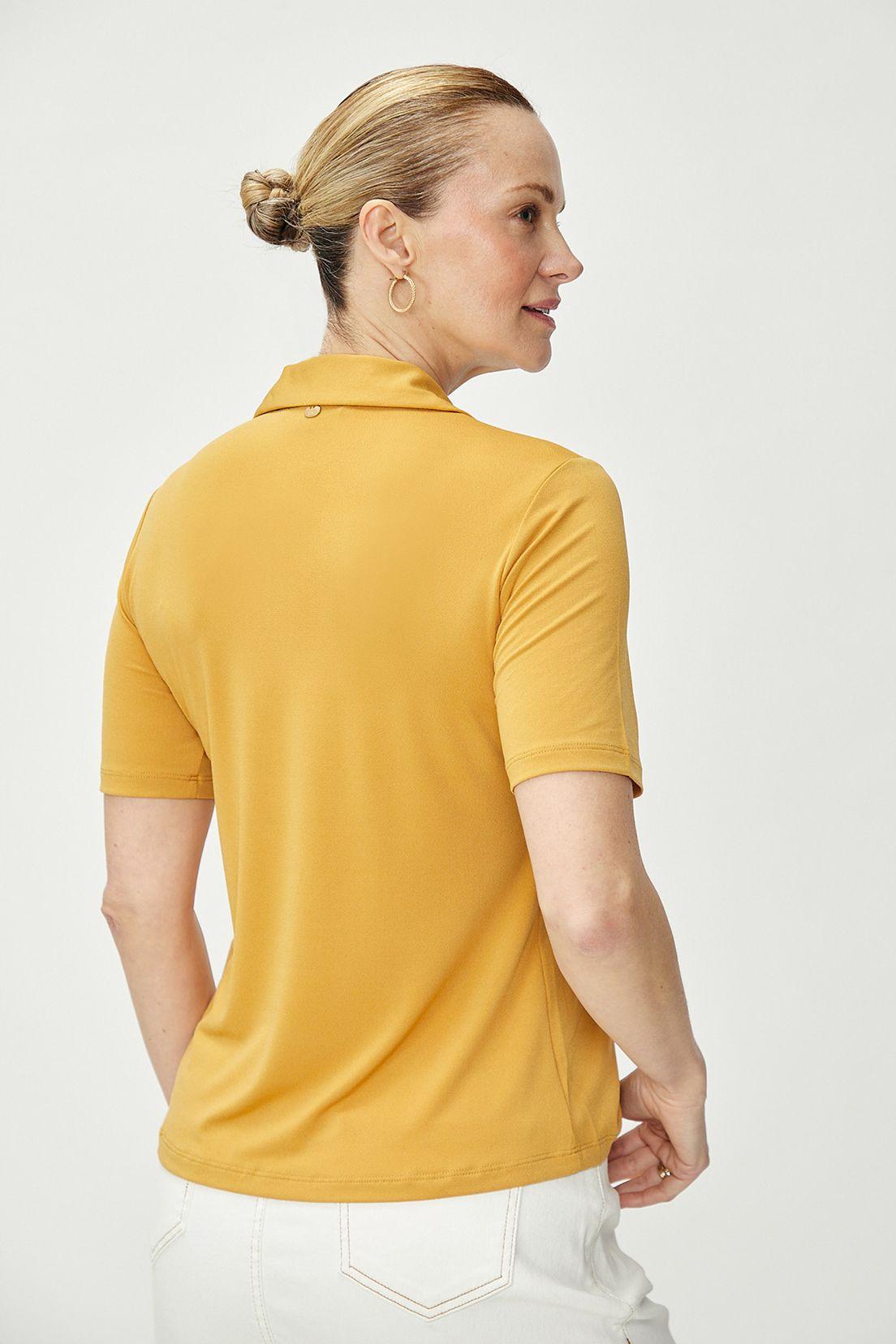 Polera Con Cuello Mostaza Ma Griffe 14202224057314-4