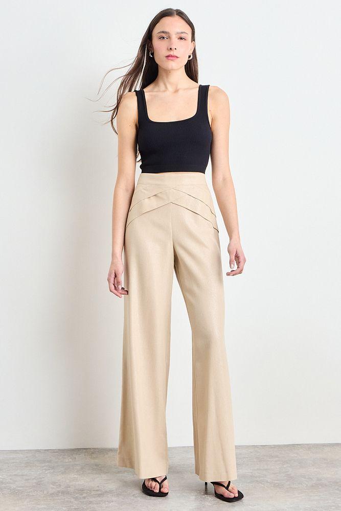 Pantalon Liso Beige iO 11020225018106-0
