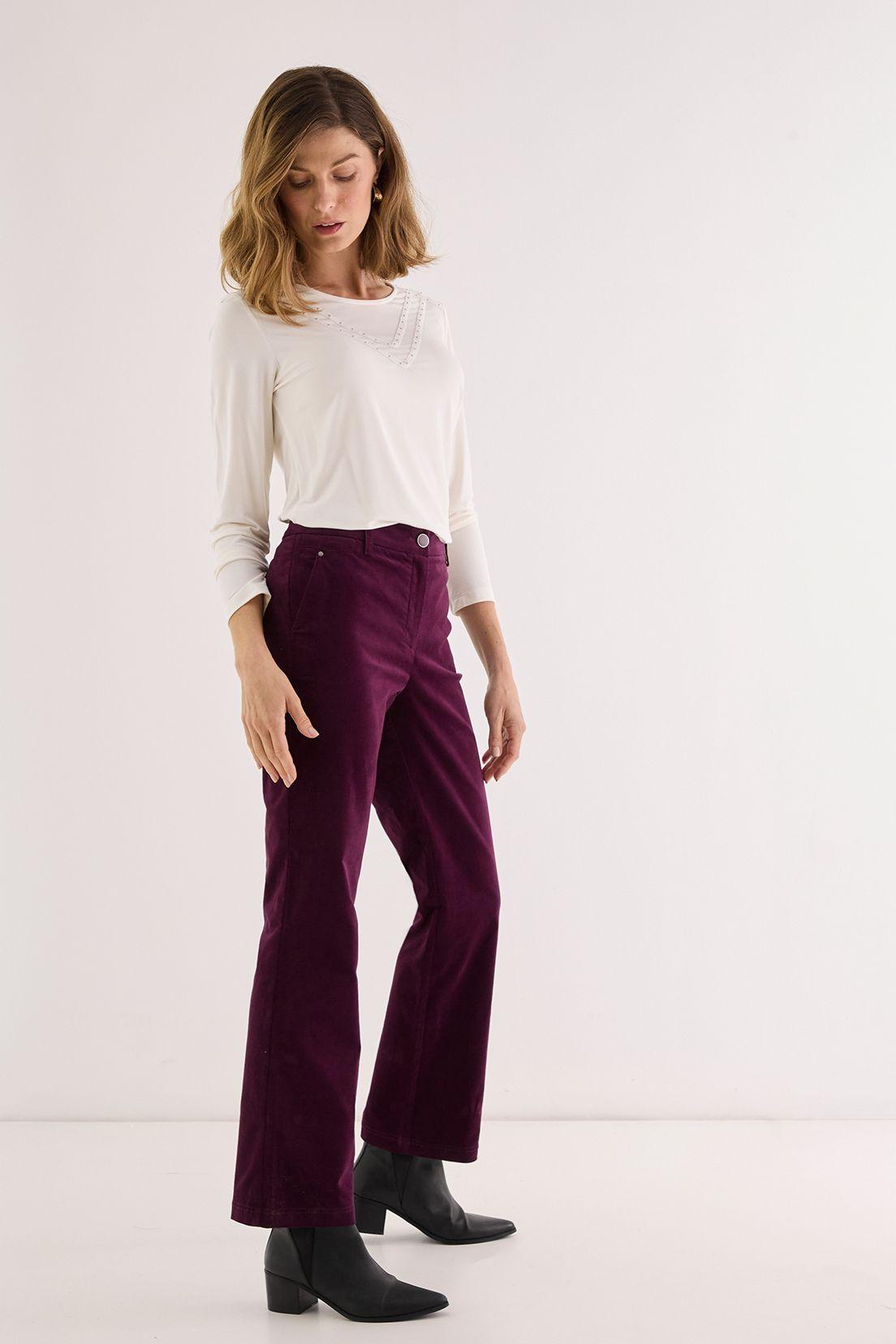 Pantalon Pana Burdeo 11002125053112-3