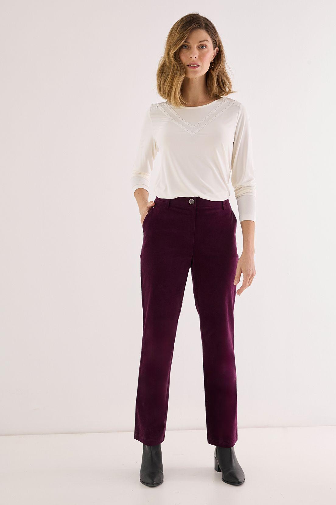 Pantalon Pana Burdeo 11002125053112-4