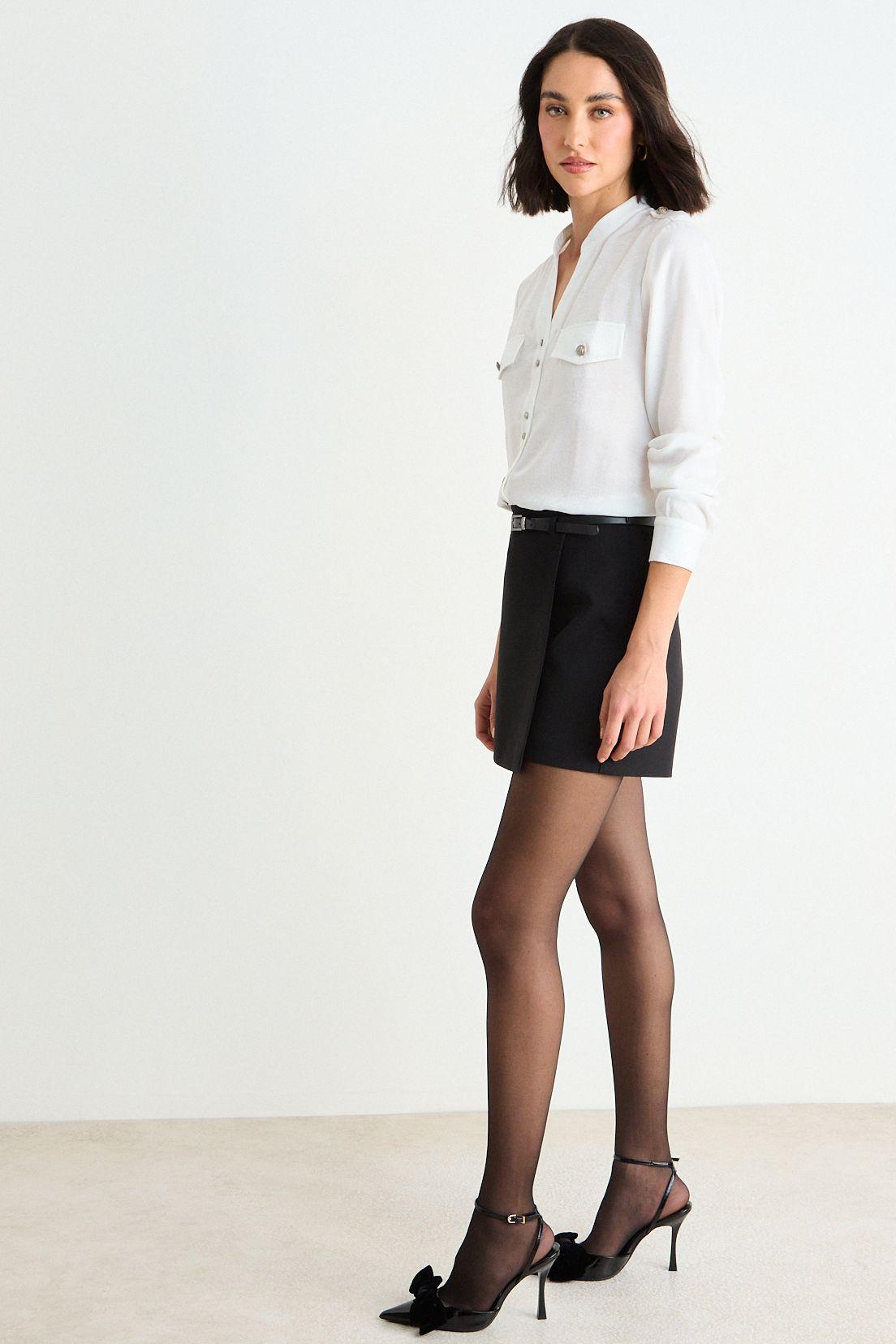 Blusa Lisa  Manga Larga Crudo Ash 14007126053105-4