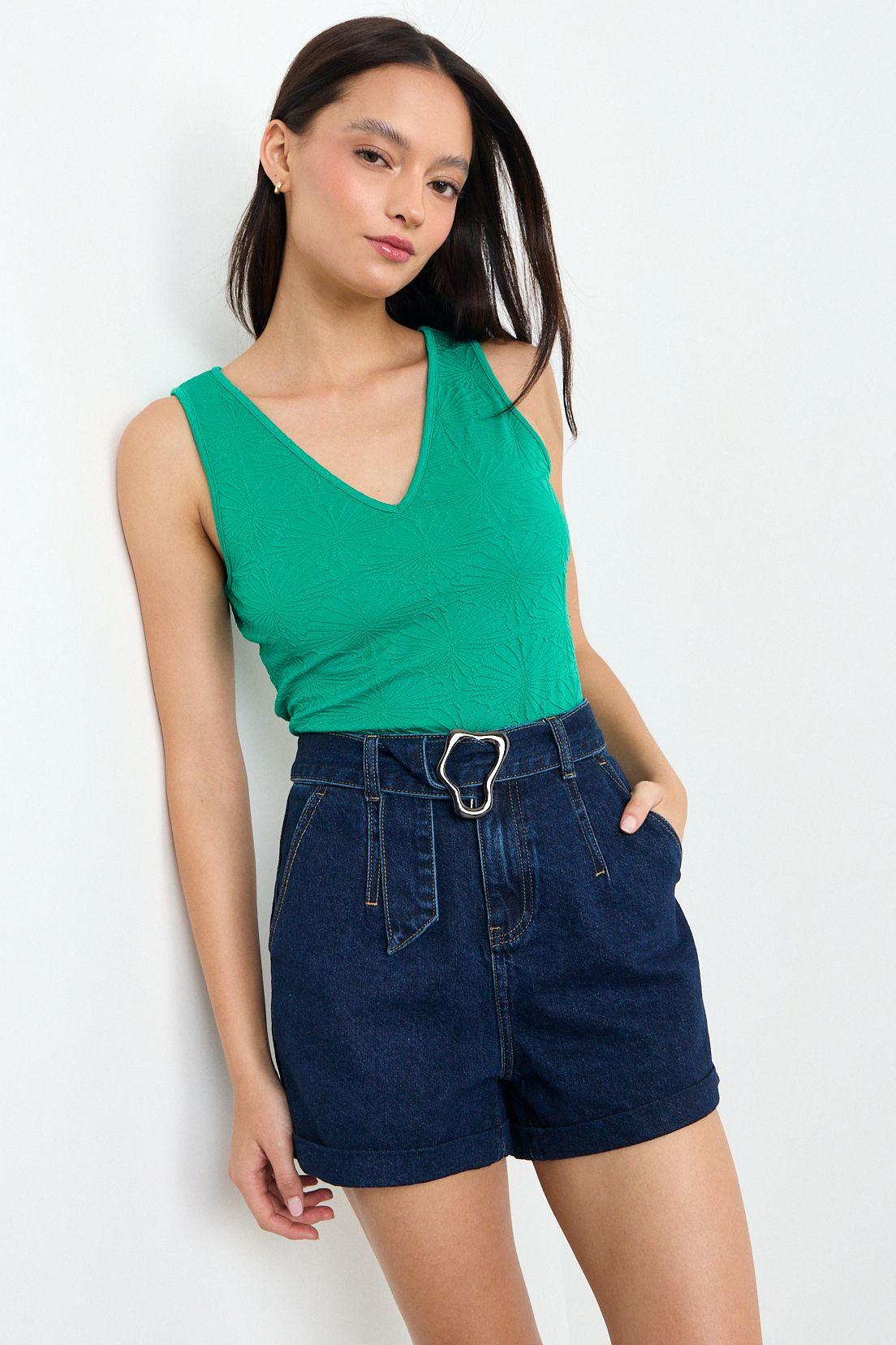 Polera Lisa Verde Oliva iO 14220225010107-1