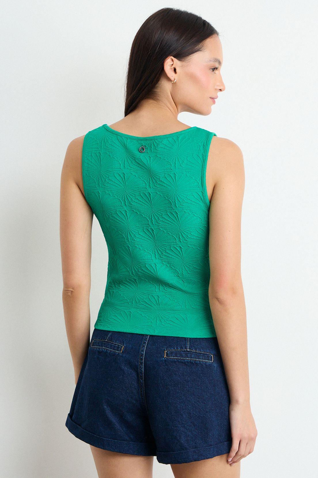 Polera Lisa Verde Oliva iO 14220225010107-2