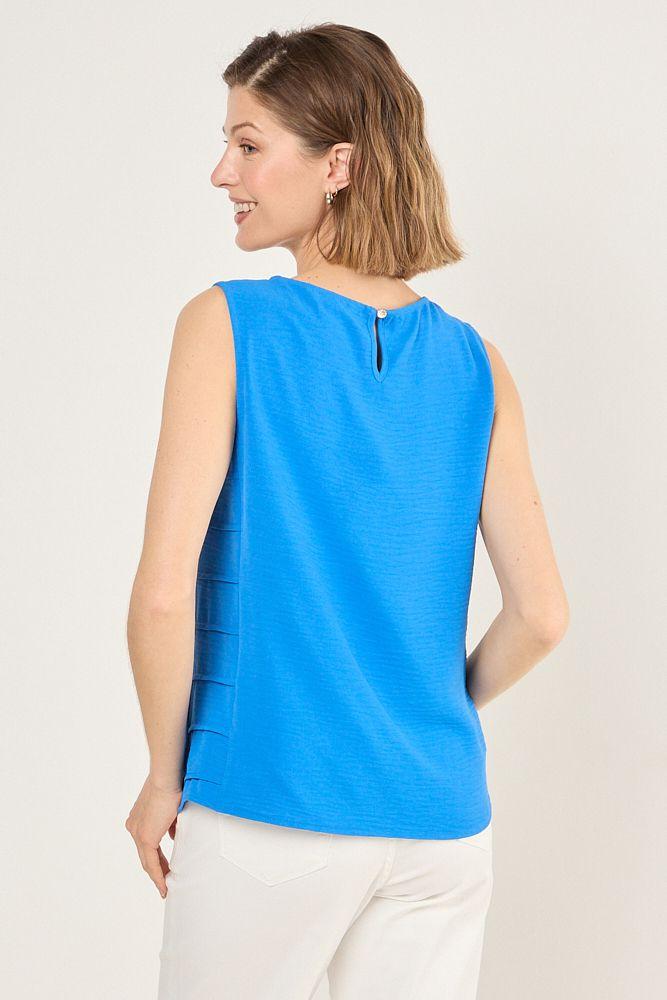 Blusa Sin Mangas Azul Ma Griffe 14002225009134-2