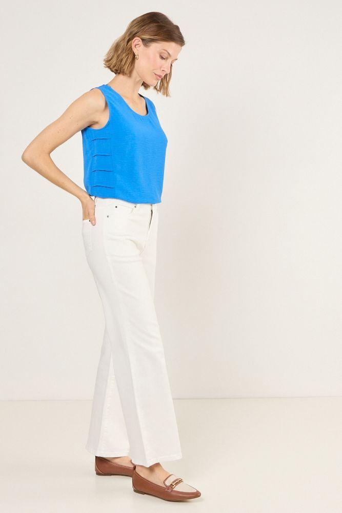 Blusa Sin Mangas Azul Ma Griffe 14002225009134-3