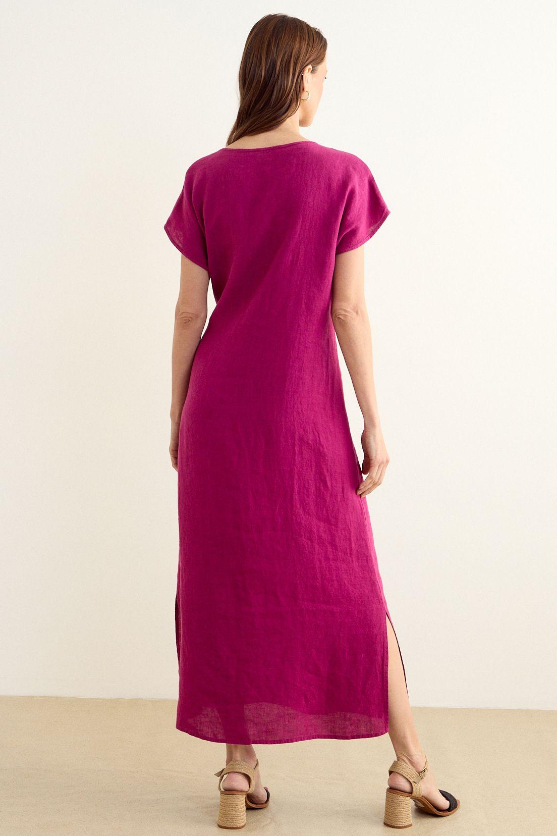 Vestido Liso Fucsia Ma Griffe 13002225302116-3