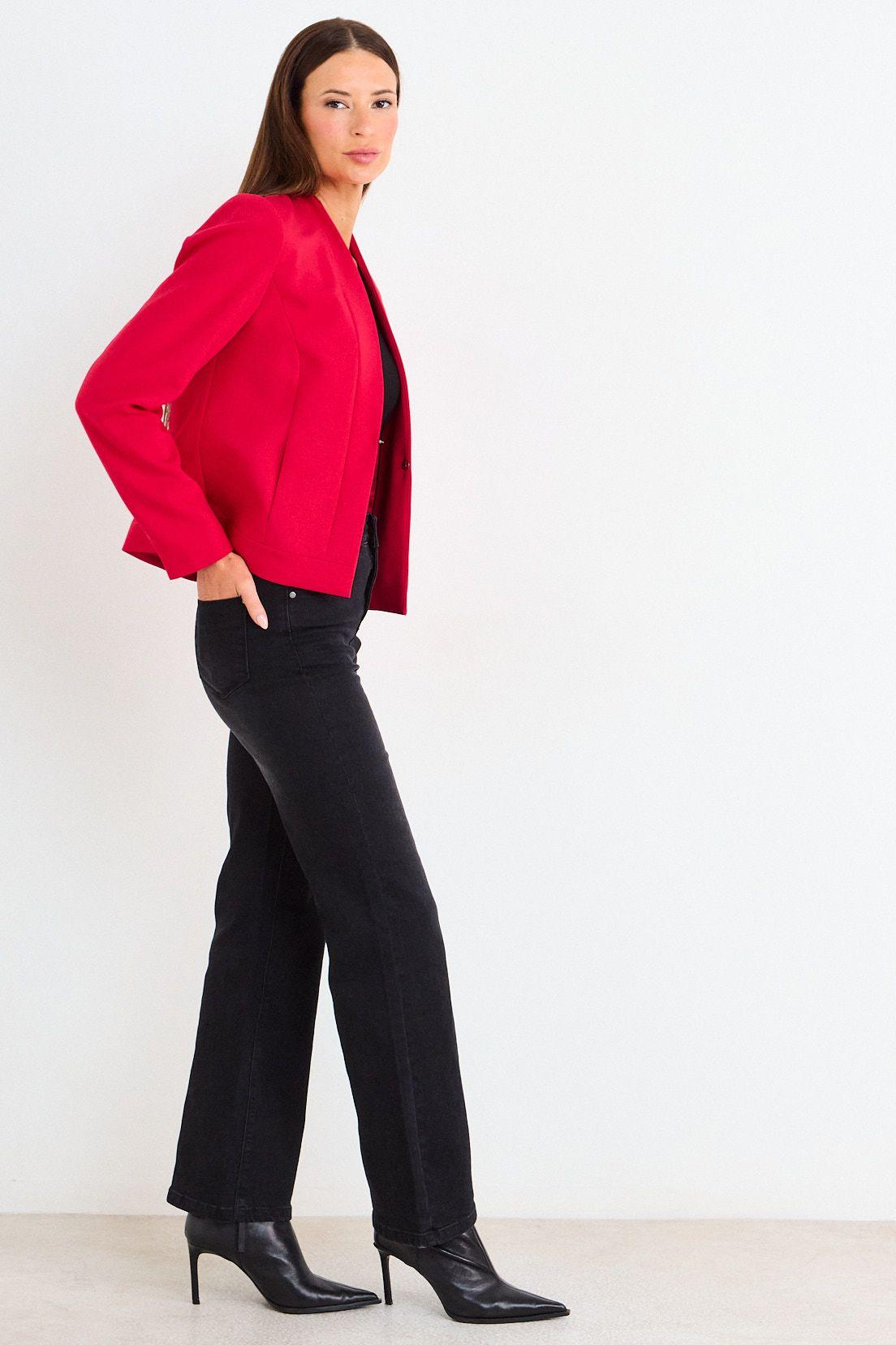 Blazer Liso Sin Solapa Rojo Ash 16007126059112-4