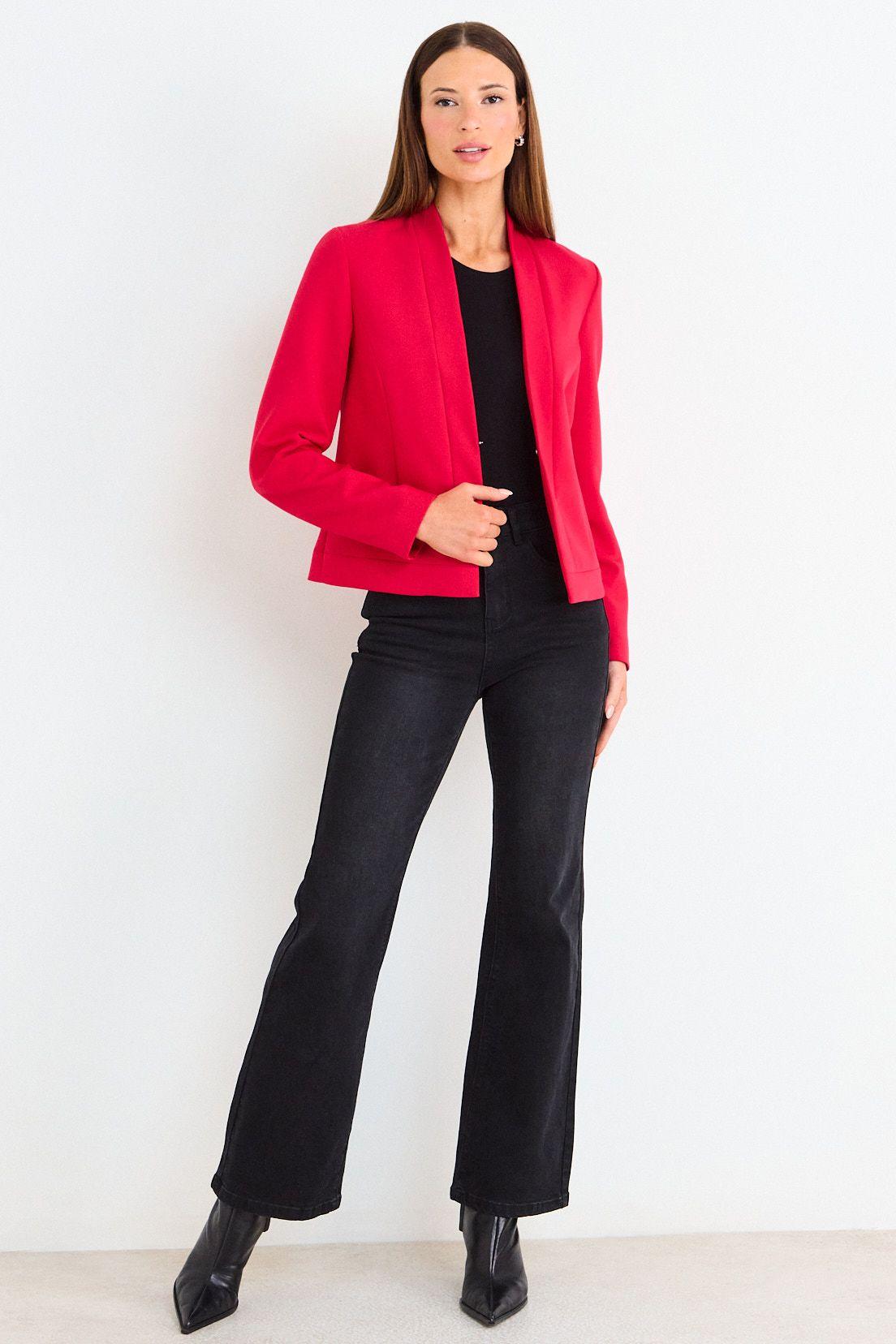 Blazer Liso Sin Solapa Rojo Ash 16007126059112-2