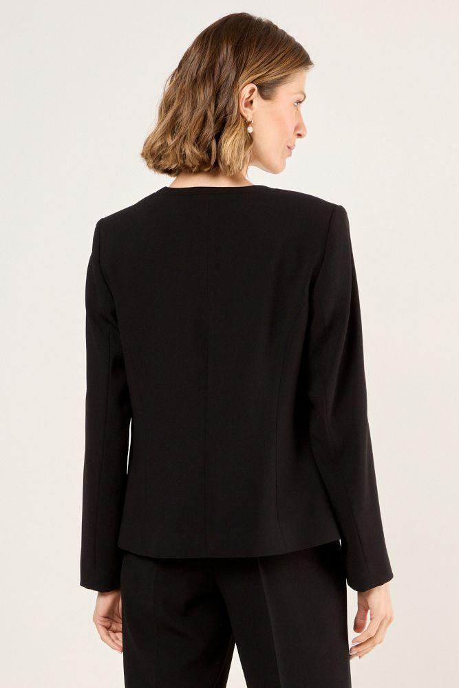 Blazer Sin Solapa Negro Ma Griffe 16002225059102-2