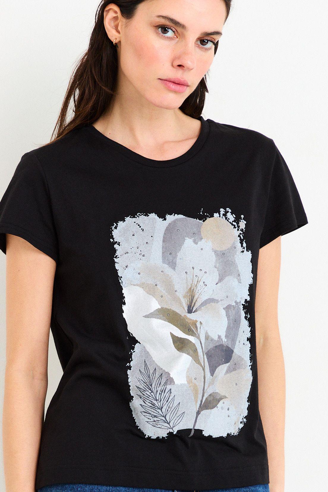 Polera Manga Corta Negro Ash 14607226003102-1