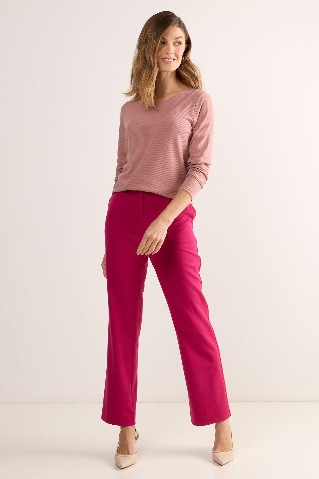 Polera Manga Larga Rosa Ma Griffe 14202225001123-4