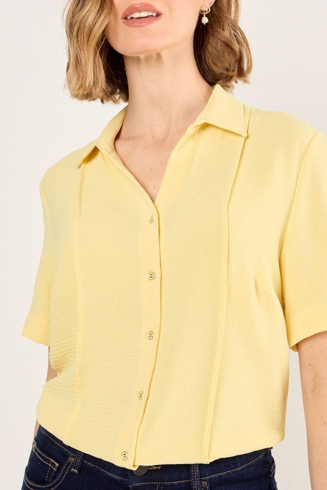 Blusa Camisera Amarillo Ma Griffe 14002225012108-1