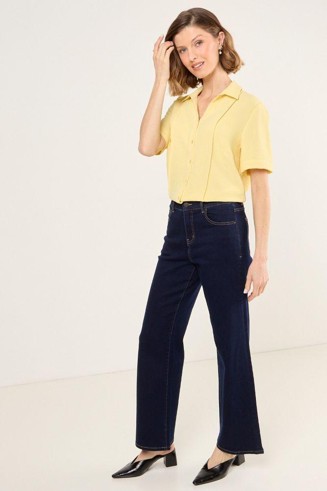 Blusa Camisera Amarillo Ma Griffe 14002225012108-4