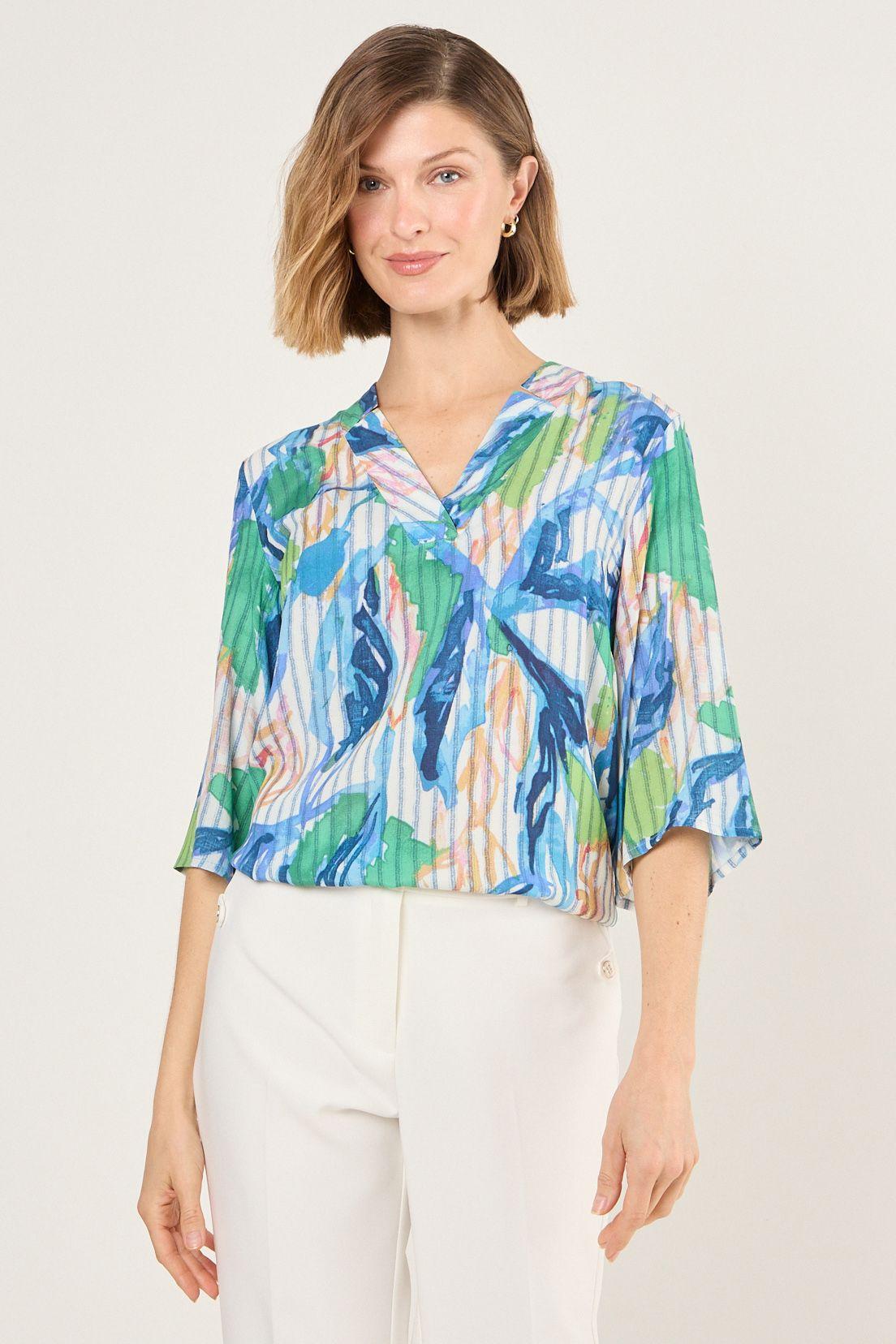 Blusa Manga Larga Celeste Ma Griffe 14102225058110-0