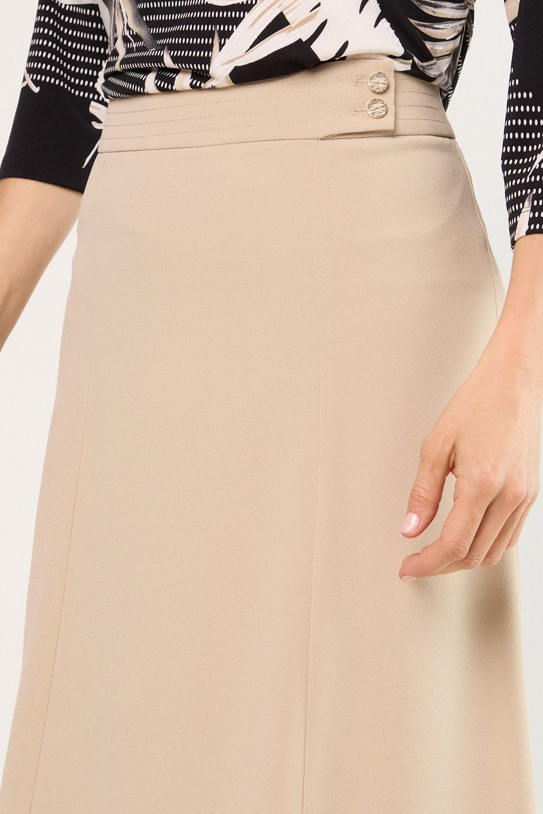 Falda Larga Beige Ma Griffe 12002225051106-2
