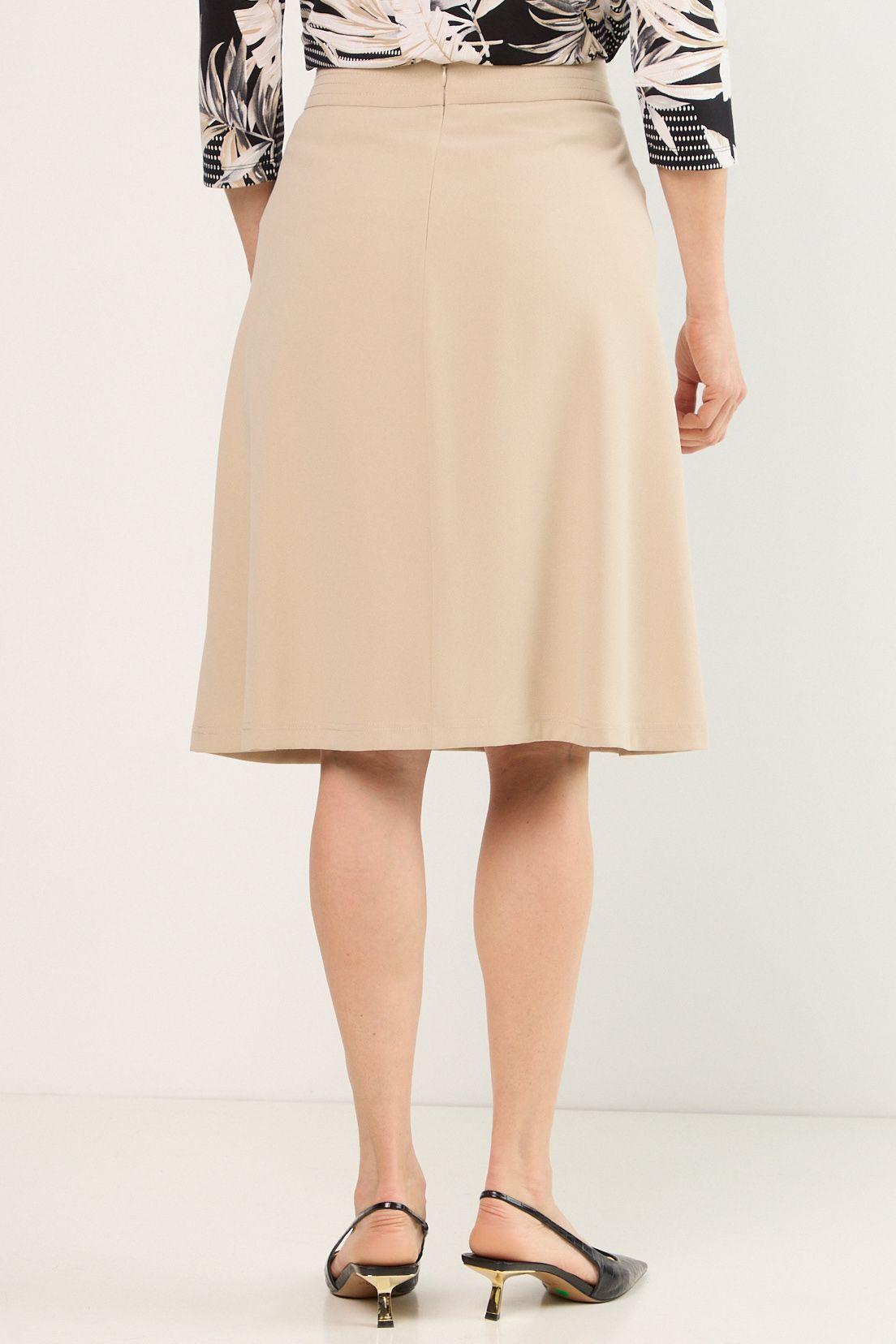 Falda Larga Beige Ma Griffe 12002225051106-3