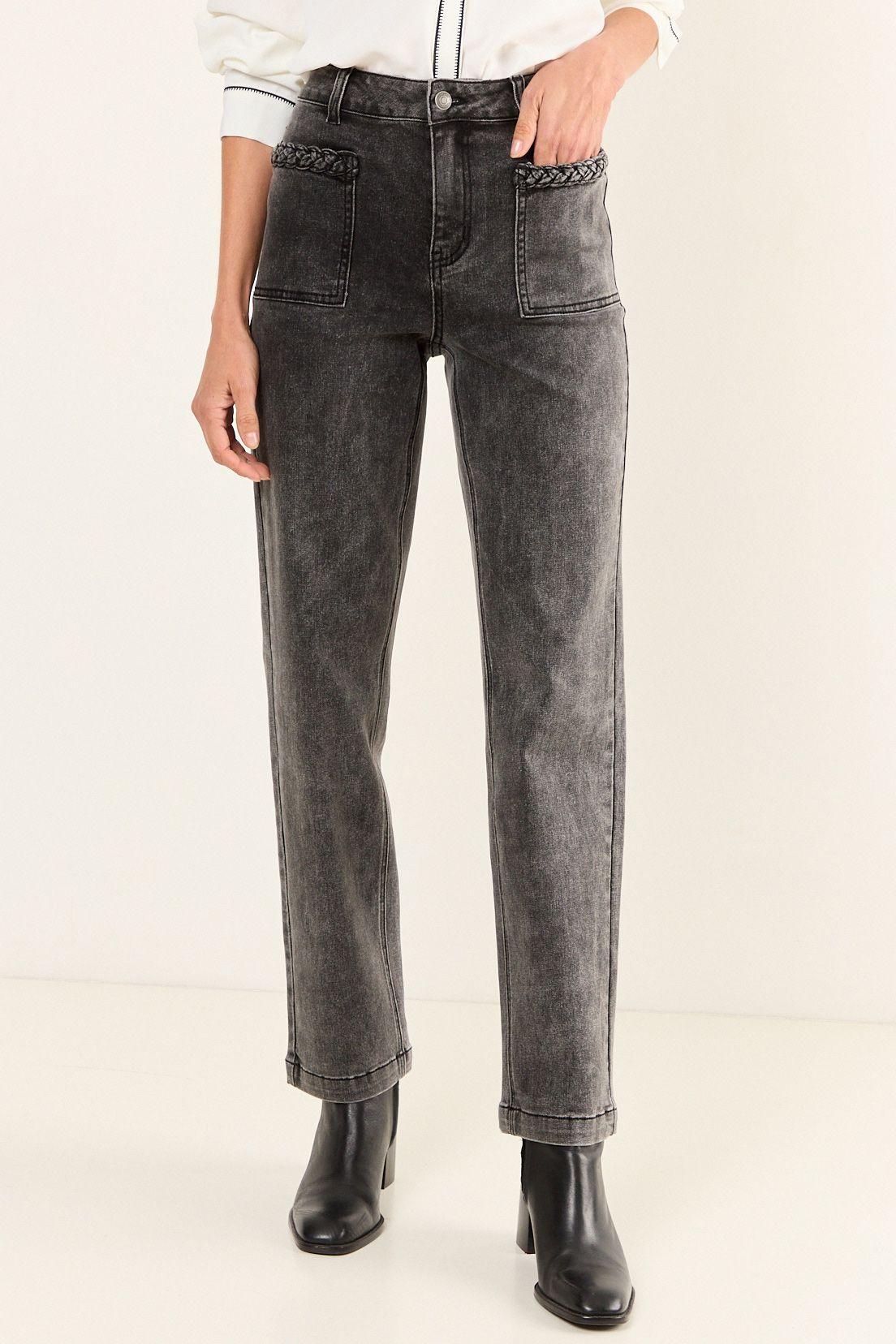 Jeans Wide Negro Ma Griffe 11302126006102-1